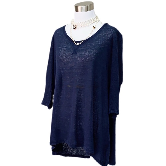 Anthropologie Tops - Cupcakes and cashmere linen tunic